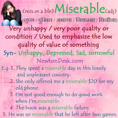 misribal|miserable meaning.